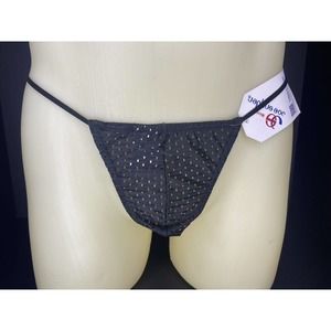 Joe Snyder Black Mesh Holes G-string OS
